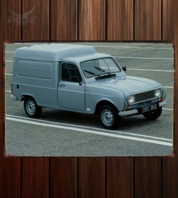 Металлическая табличка Renault 4 F6